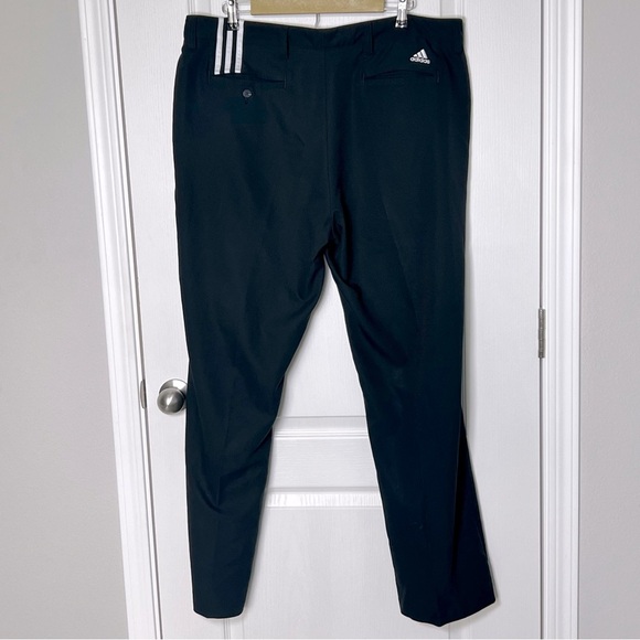 Adidas Men’s Climacool Golf Pants Black White Size 40X32 - Picture 1 of 4